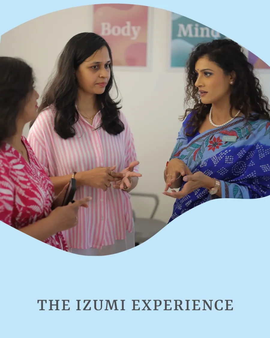 Dr. Twinkle Gohil welcoming guests at Izumi