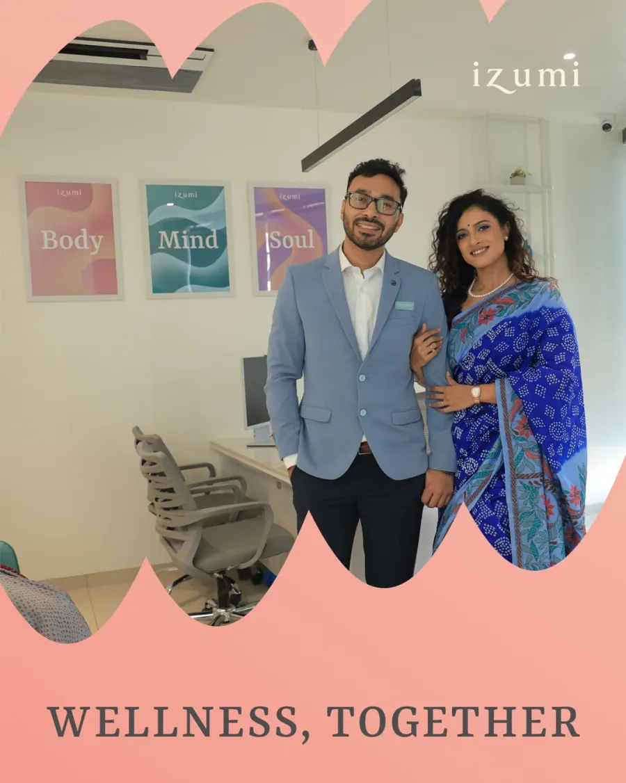 Dr. Dhrumit Gohil and Dr. Twinkle Gohil together at Izumi